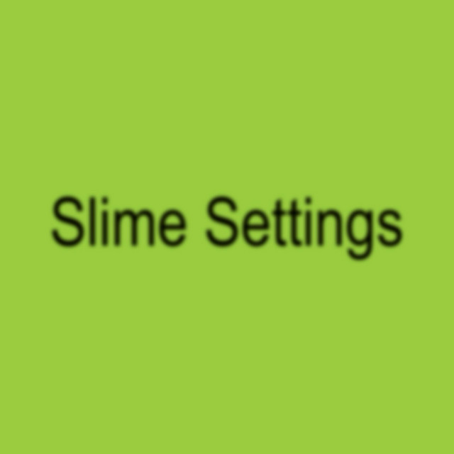 Slime Settings cover art