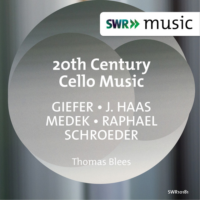 20th Century Cello Music cover art