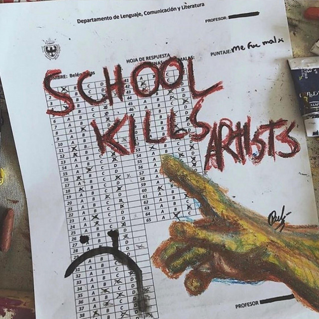 f school cover art
