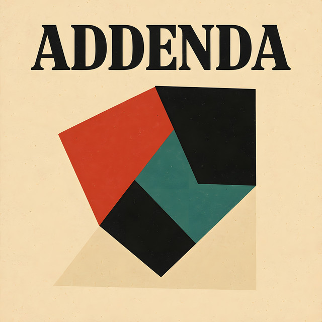 Addenda release artwork