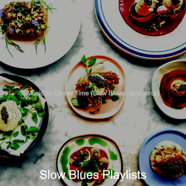 Music for Dinner Time (Slow Blues Harmonica) cover art