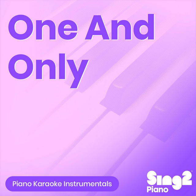 One And Only (Piano Karaoke Instrumentals) cover art