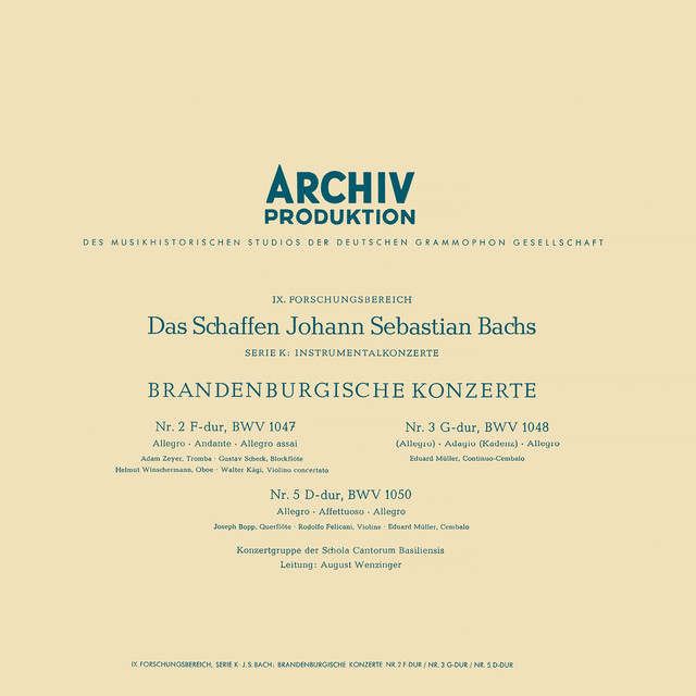 Brandenburg Concertos And Viola Da Gamba Sonatas cover art