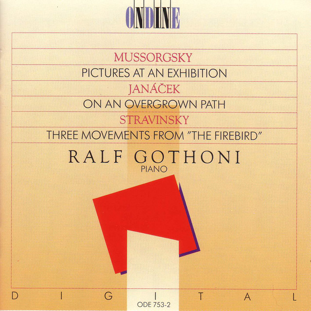 Piano Recital: Gothoni, Ralf - Mussorgsky, M.P. / Janacek, L. / Stravinsky, I. cover art