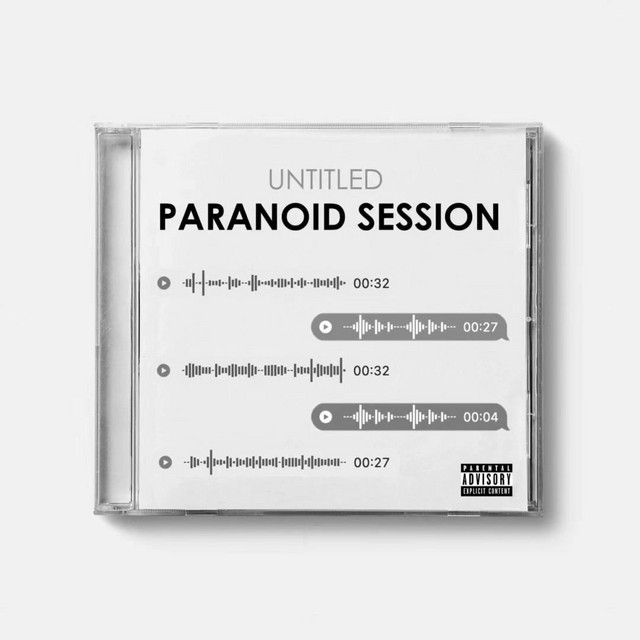 paranoid session. cover art