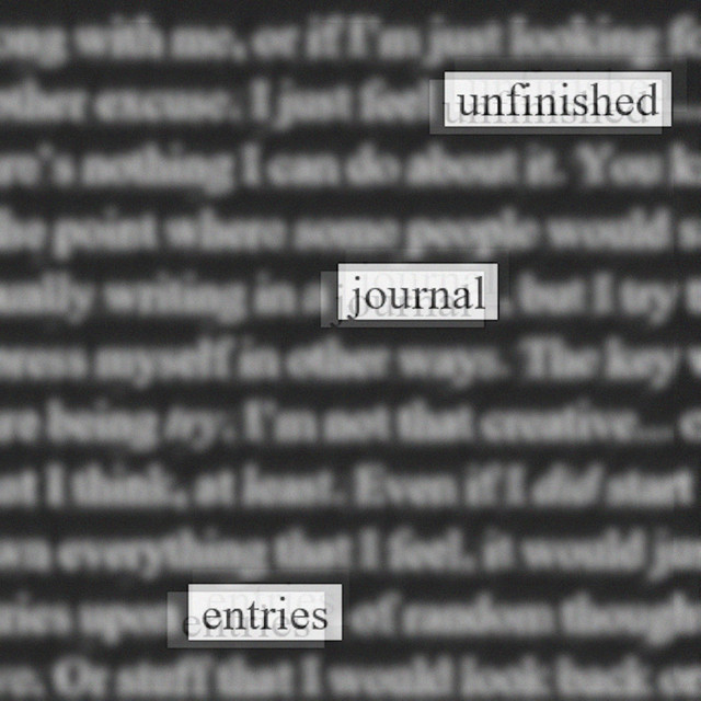 unfinished journal entries cover