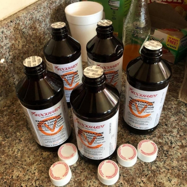Secure package from Prime THC Supply containing promethazine oral solution green