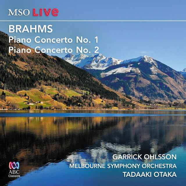 Brahms Piano Concerto No. 1 and Piano Concerto No. 2 cover art