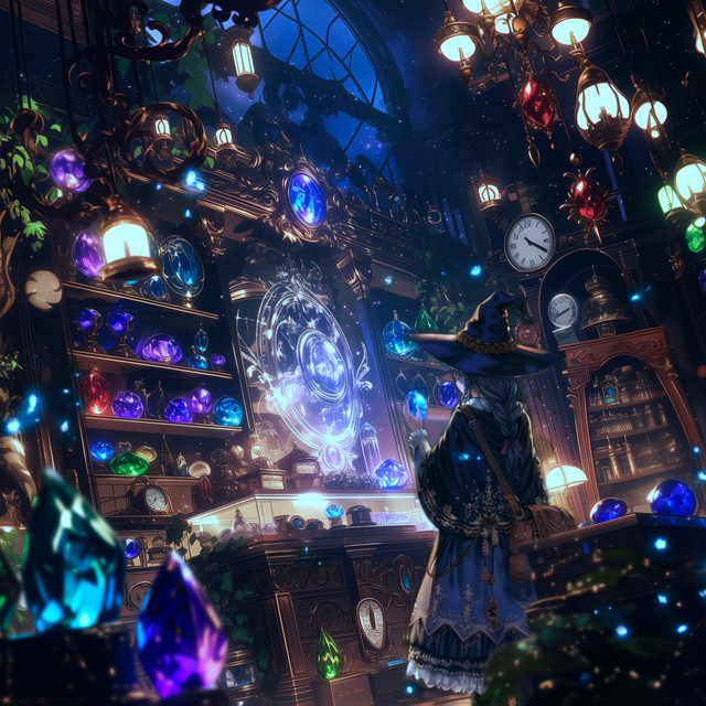 The Starlit Curio Shop of Magic cover art