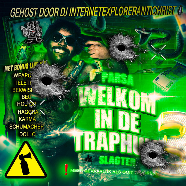 WELKOM IN DE TRAPHUIS 3 GEHOST DOOR DJ INTERNETEXPLORERANTICHRIST cover art
