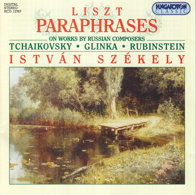Liszt: Paraphrases on Works by Russian Composers cover art