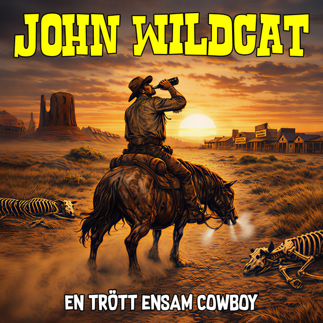 En trött ensam cowboy cover