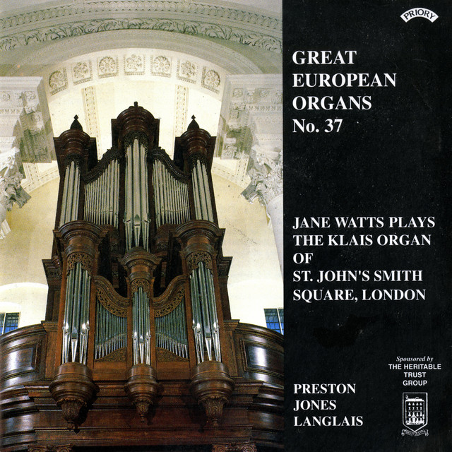 Great European Organs, Vol. 37: St. John's Smith Square, London cover art