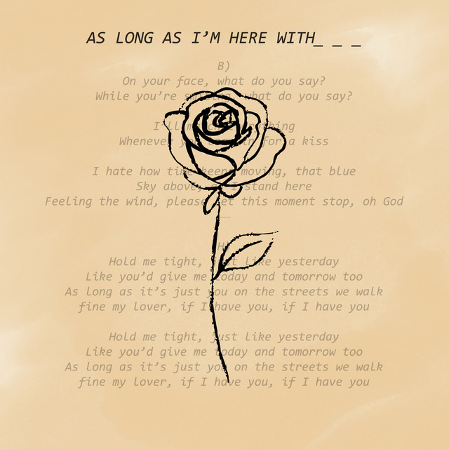 I'm here with you