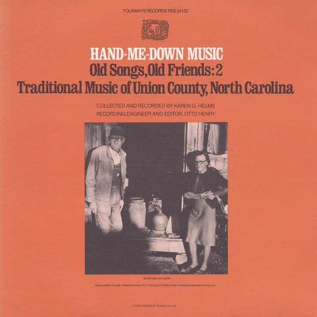 Hand-Me-Down Music: Old Songs, Old Friends, Vol. 2: Traditional Music of Union County, North Carolina cover