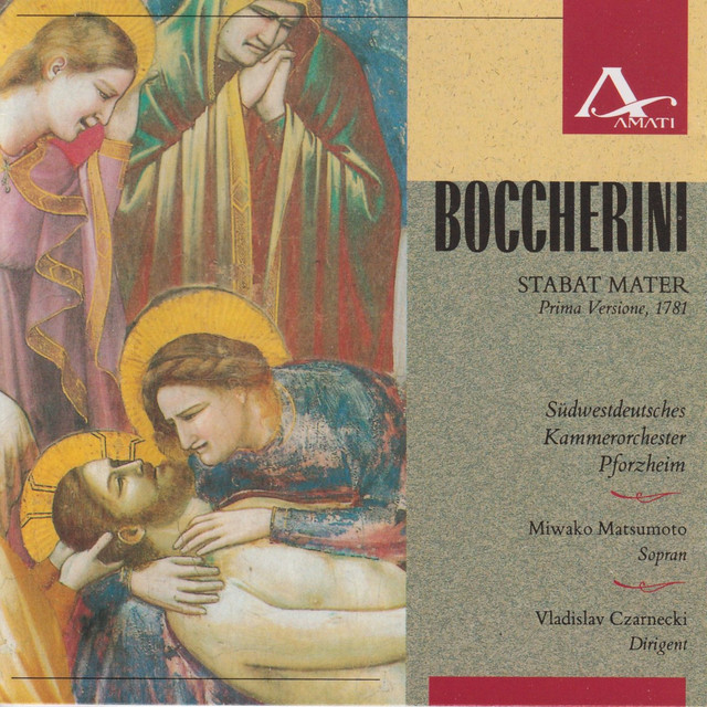 Luigi Boccherini: Stabat Mater Primera Versione 1781 cover art