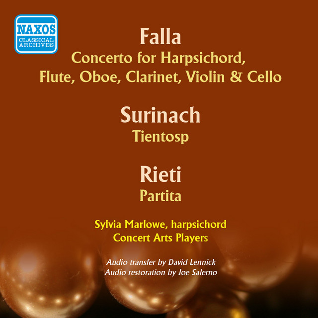 Partita: I. Introduzione e pastorale variata cover art