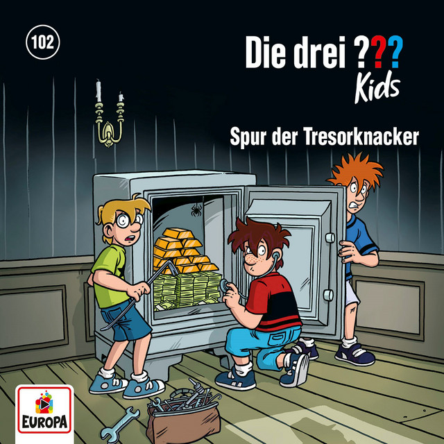 Album cover for Folge 102: Spur der Tresorknacker by Die drei ??? Kids