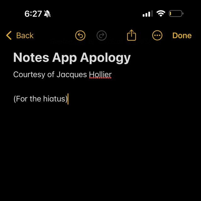 Notes App Apology - EP by Jake Hole | Spotify