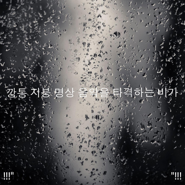 !!!" 깡통 지붕 명상 음악을 치는 비"!!! cover art