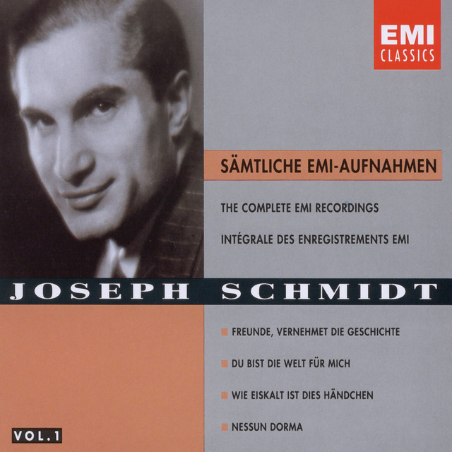 Joseph Schmidt - Complete EMI Recordings Vol. 1 (1929-1937) cover art
