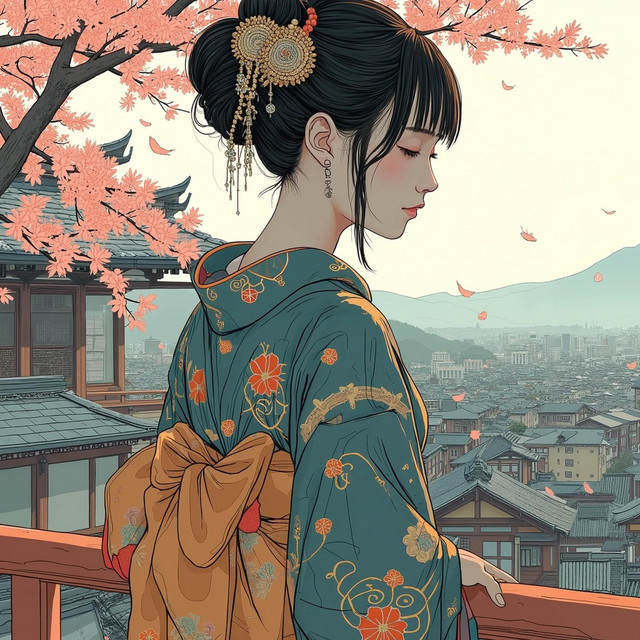 松尾芭蕉　奥の細道　散るときさえ美しく cover art