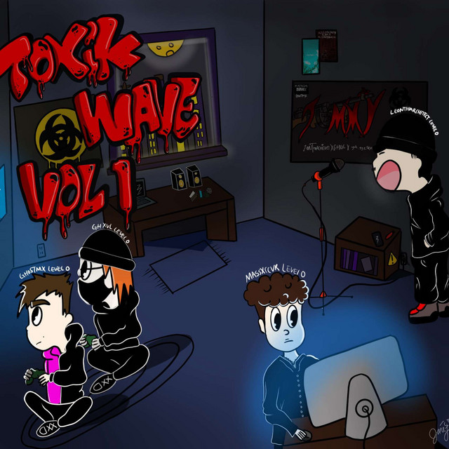 TOXIK WAVE, Vol. 1 cover art