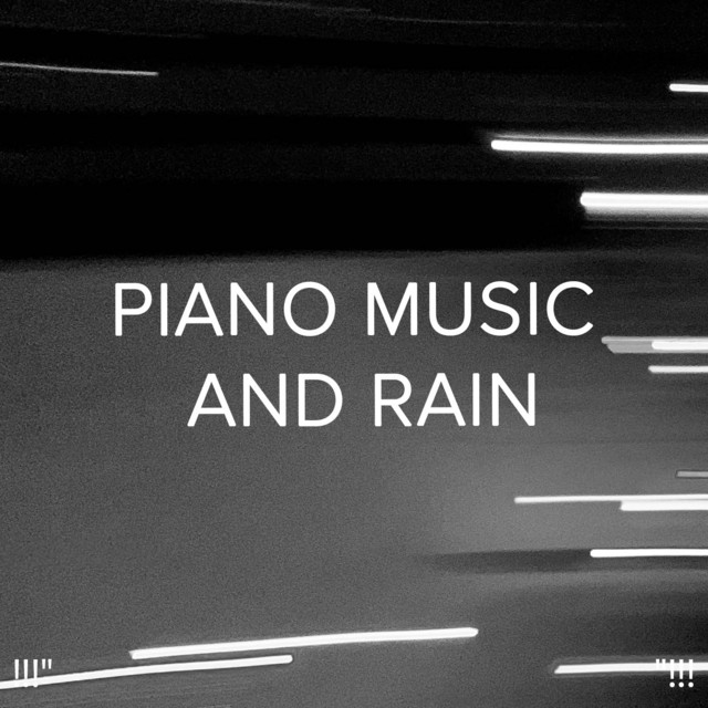!!!" Piano Music And Rain "!!! cover art