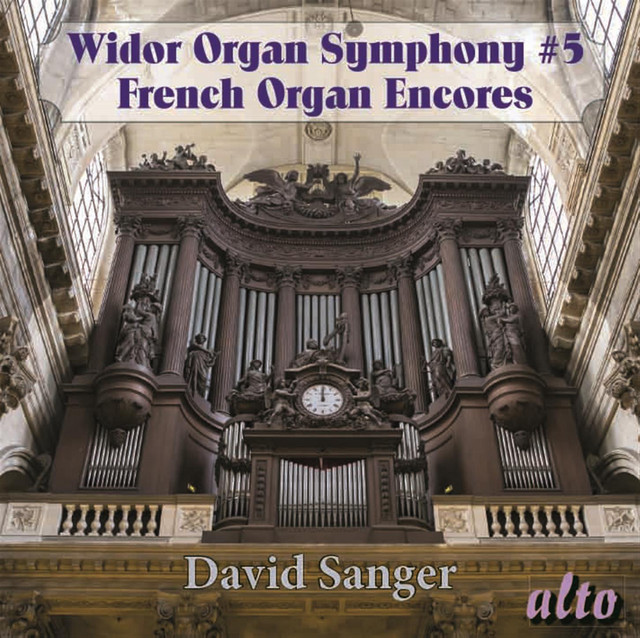 Widor: Organ Symphony No. 5, French Organ Encores cover art