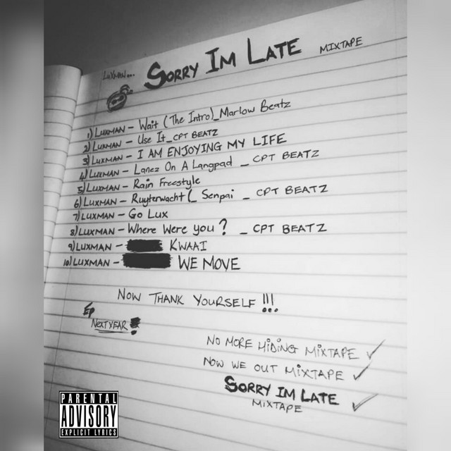 SORRY IM LATE _ Mixtape cover art