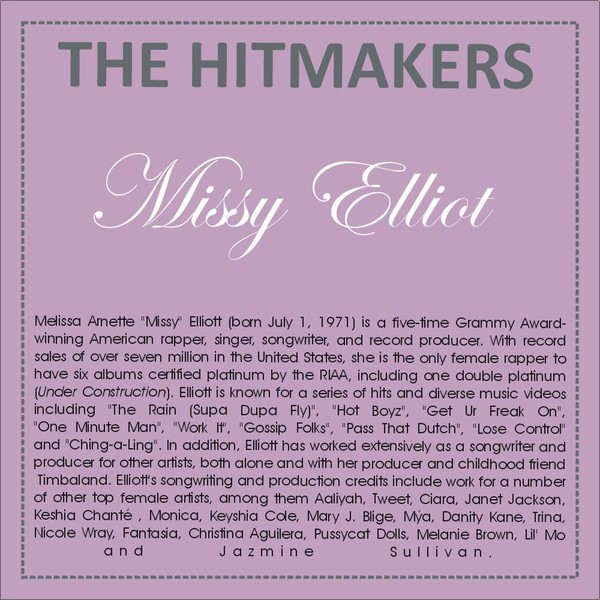 Hits Written by Missy Elliott cover art