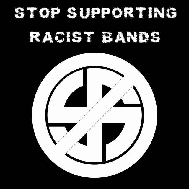 Stop Supporting Racist Bands cover