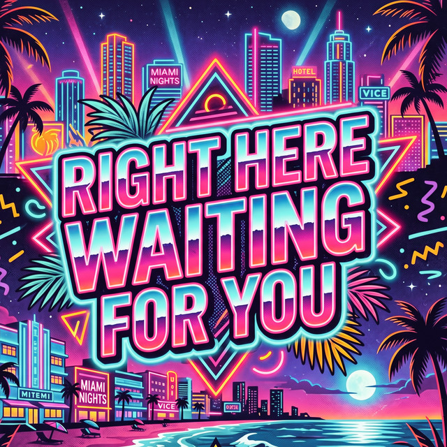 Right Here Waiting For You (Dance Mix) cover