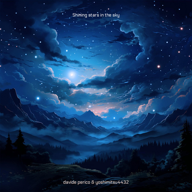 Shining stars in the sky