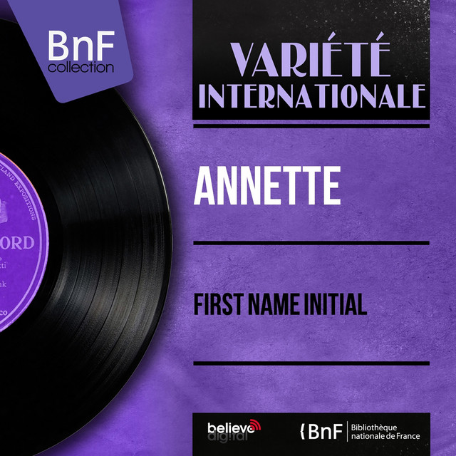 First Name Initial (feat. Camarata and His Orchestra) [Mono Version] cover art