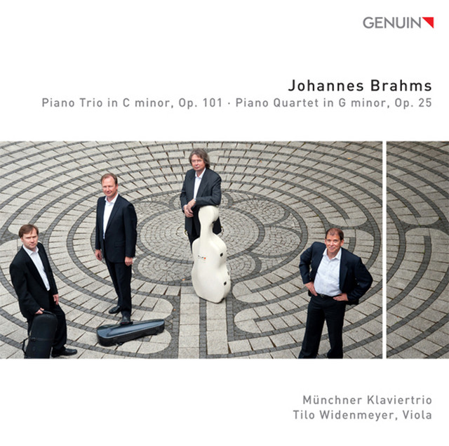 Brahms: Piano Trio in C minor, Op. 101 - Piano Quartet in G minor, Op. 25 cover art