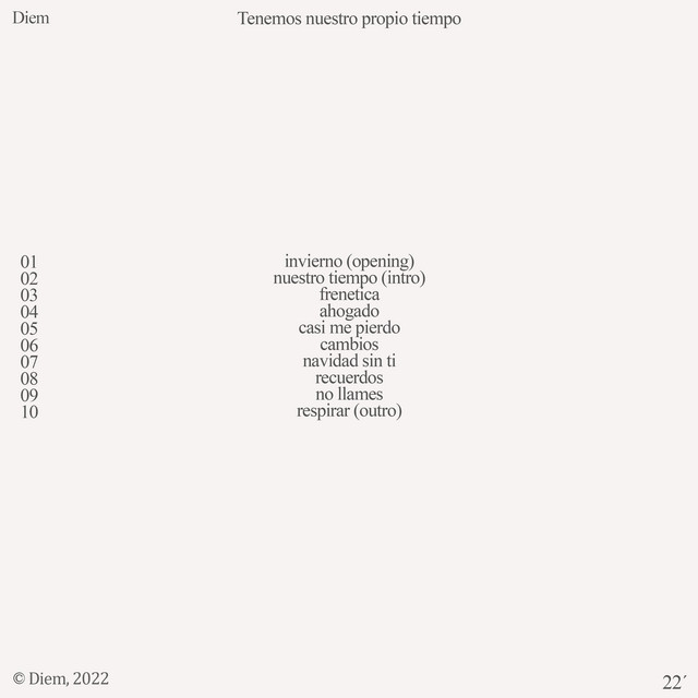 Tenemos Nuestro Propio Tiempo cover art