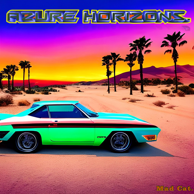 Обкладинка: Azure Horizons. — Mad Cat.