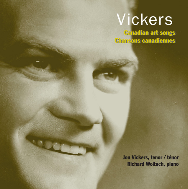 Vickers, Jon: Canadian Art Songs cover art