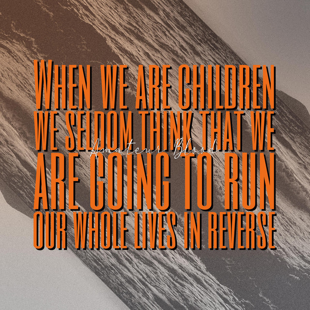 When We Are Children We Seldom Think That We Are Going To Run Our Whole Lives In Reverse (single)