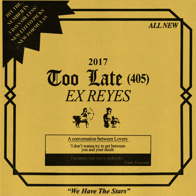Too Late (405) cover