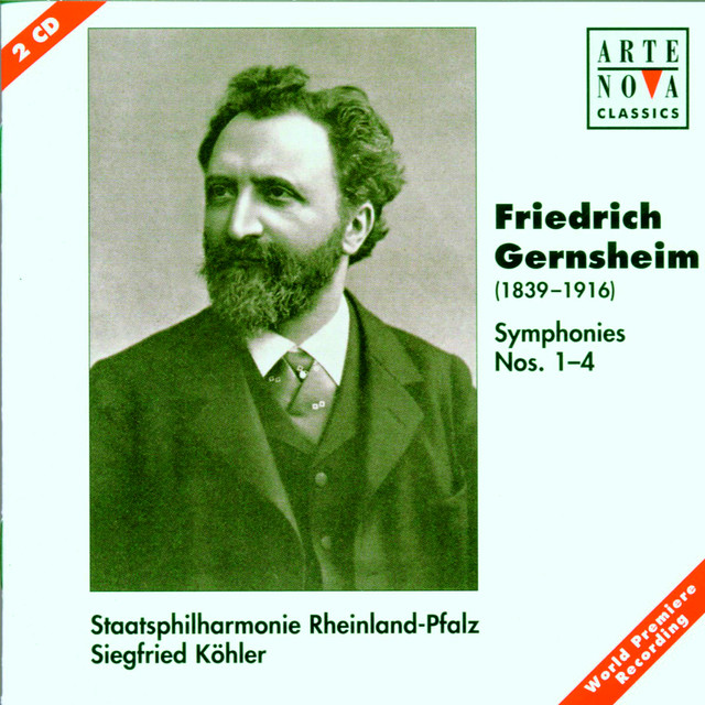 Gernsheim: Symphonies No. 1-4 cover art