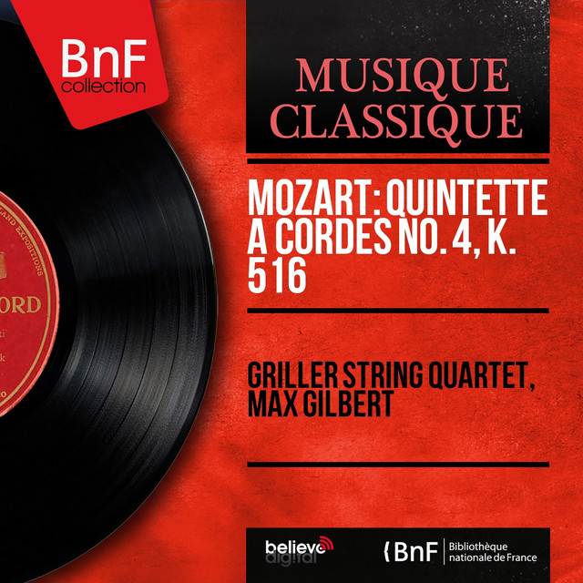 Mozart: Quintette à cordes No. 4, K. 516 (Mono Version) cover art