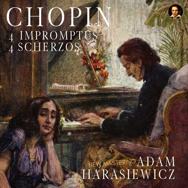 Chopin: 4 Impromptus, 4 Scherzos by Adam Harasiewicz (2023 Remastered) cover art