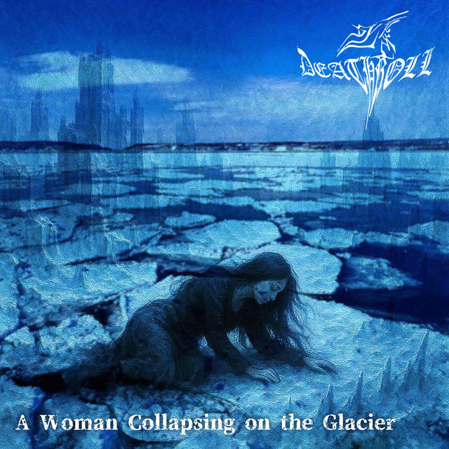 A Woman collapsing on the Glacier cover art
