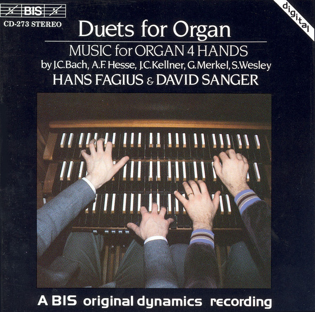 Bach, J.C. / Wesley / Hesse / Merkel: Duets for Organ