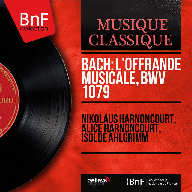 Musikalisches Opfer, BWV 1079, Sonate in C Minor: III. Andante cover art