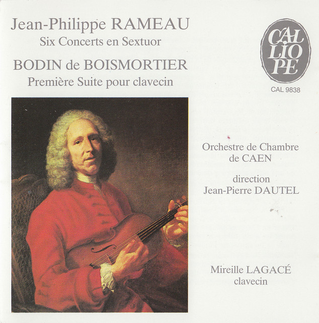 Cover du titre Pièces de clavecin en concerts, Concert No. 1 in C Minor: II. La livri