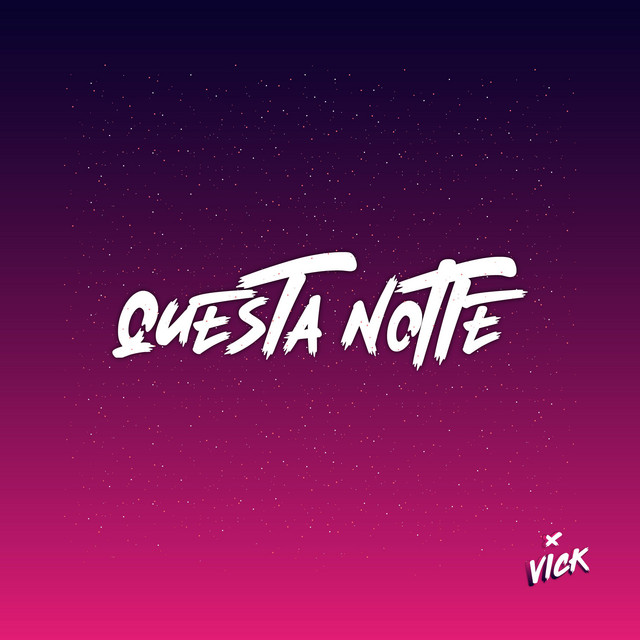 QUESTA NOTTE cover