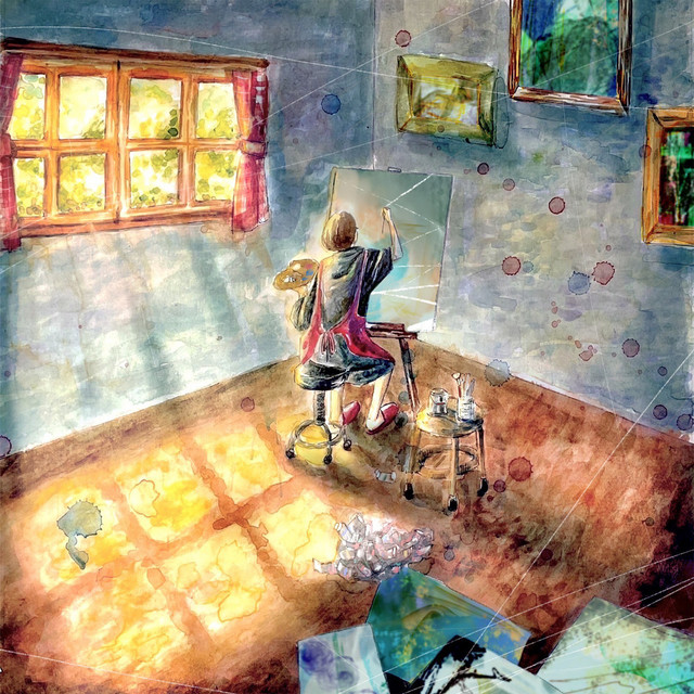 抽象絵画 cover art